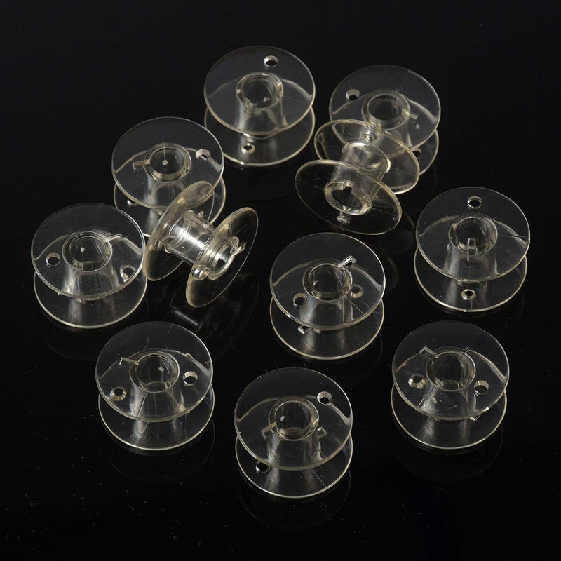 Sewphee 25pcs Premium Class 15 Bobbins – Fits Janome HD3000, Brother, Elna & Kenmore - Compatible with Janome Sewing Machine Accessories, Plastic Bobbins for Sewing Machine, Supplies for Quilters & Hobbyists - Image 4